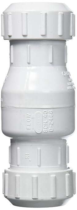 Zoeller 30-0015 1.5 in. PVC Compression Check Valve by Zoeller