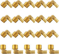 20Pack Seelink PEX Fittings, Pex 1/2" x 1/2" Male Threaded NPT Elbow | Brass by Seelink