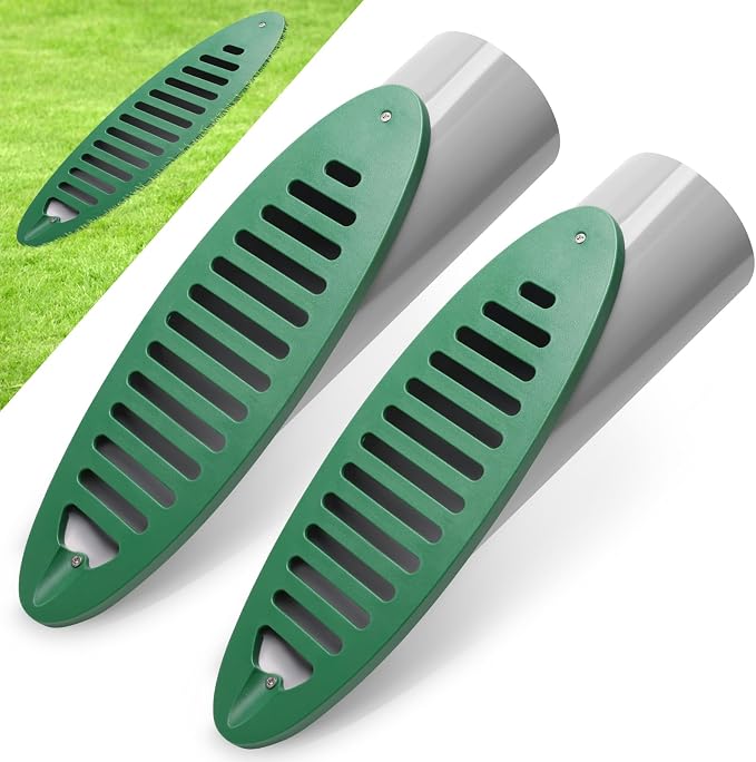 4” Angled Slope Drainage Pipe, Yard Drain Emitter Drainage Grate | 2P, by Anglekai