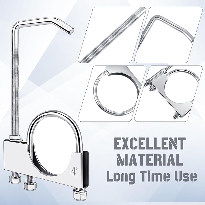1 Pcs 4 Inch Universal Exhaust Clamp - Image 3