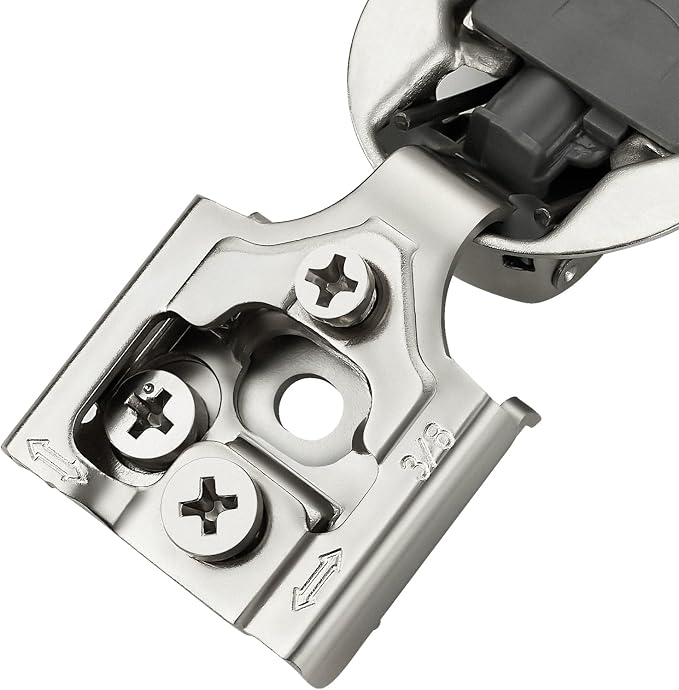Soft Close Hinges for Kitchen Cabinet Hinges, 3/8 Inch Overlay, 30 Pack | 15 - Image 4
