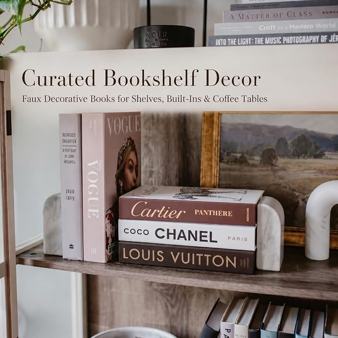 4-7 Pieces Fashion Decorations Book Set. Premium Aesthetic Faux Books - Image 5