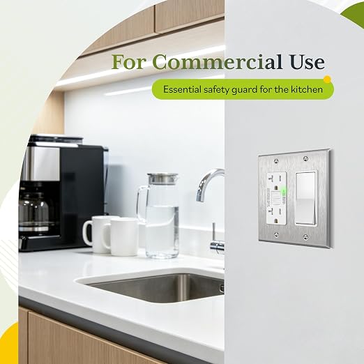 TG GFCI Outlet 20 Amp, Electrical Tamper-Resistant Receptacle, Self-Test | - Image 8