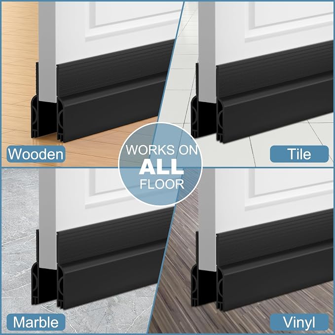 5 Pack Door Draft Stopper, Door Sweep - Image 9