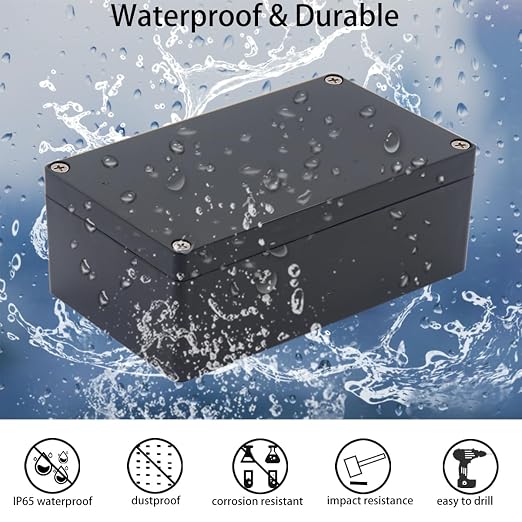 Junction Box IP65 Waterproof ABS Plastic Electrical Project Case Power Junction - Image 7