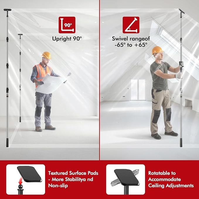 10FT Dust Barrier Poles - Image 3