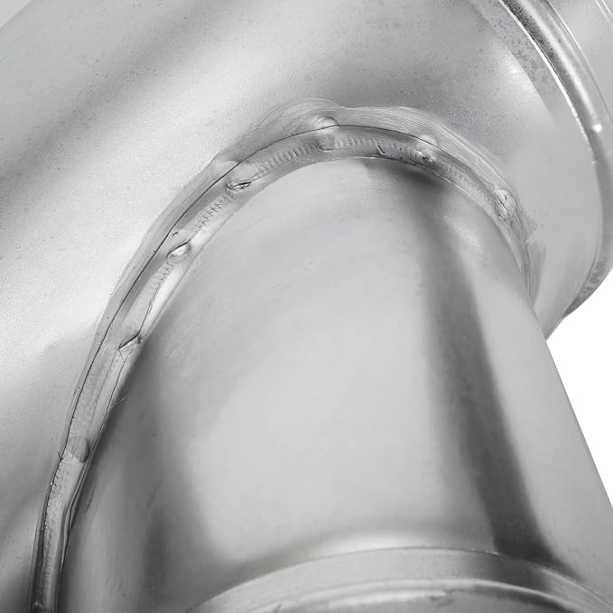 SOUJOY 6" to 4" Branch Y-Shape Ducting Connector, 45 Degree Galvanized Duct - Image 4