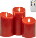 ANGELLOONG Red Candles, Flickering Flameless Candles by CandlesDecorYourHoliday
