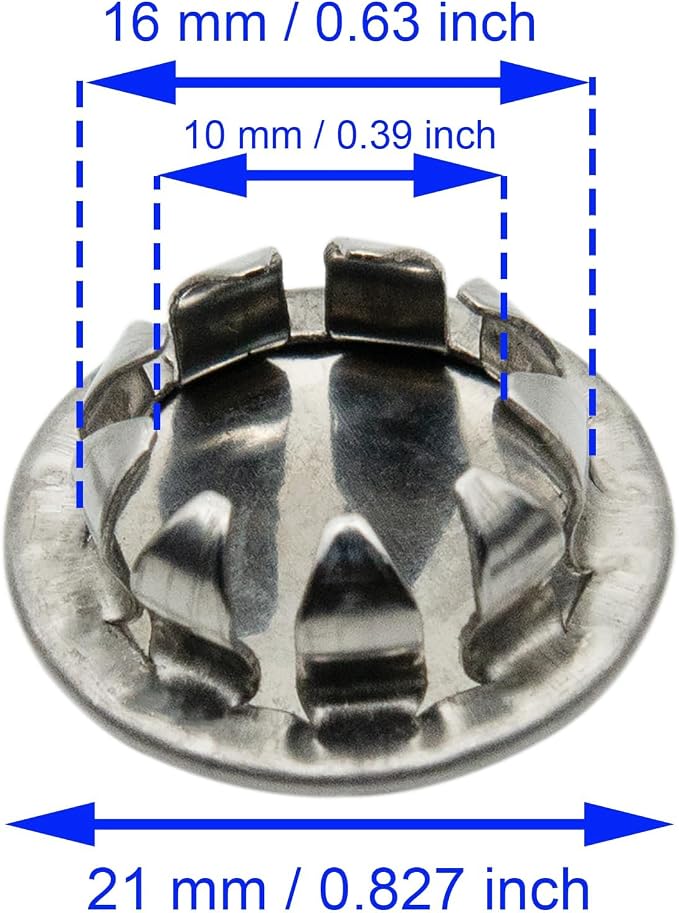 10 PCS Electrical Box Knockout Plugs Round Stainless Steel Seal Electrical - Image 2