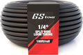 GS Power 1/4 Inch x 100ft Split Wire Loom Tubing, Split Cable Sleeve Cord by GSPower