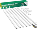 Delamu Cord Hider, 100in Self-Adhesive Cord Cover Kit by DELAMU