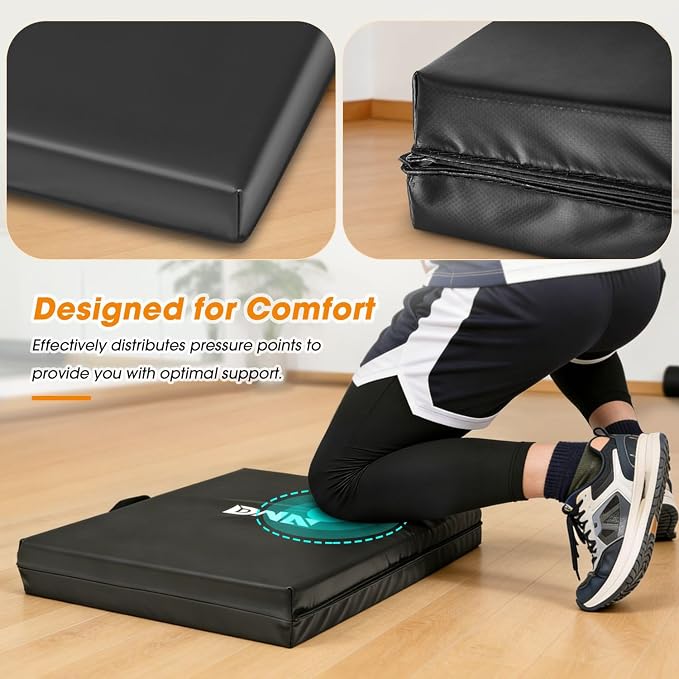 DNA Motoring Foldable Soft Kneeling Pad Mat Extra Thick Foam Knee Pad Mat Water - Image 4