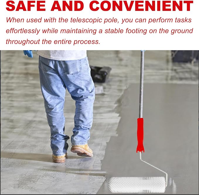 9 Inch Latex Floor Self Leveling Screed Spiked Roller - Image 7