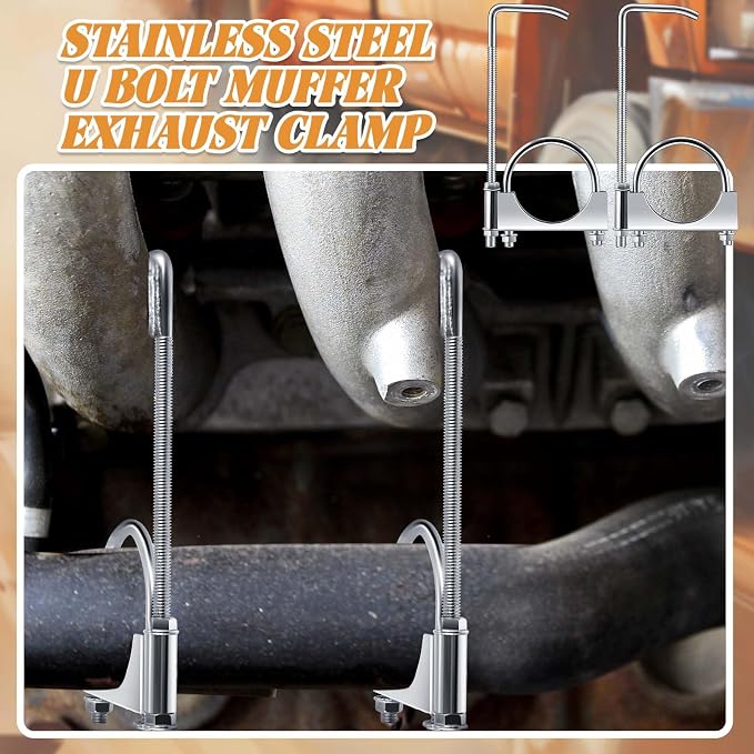 2 Pcs 2.75 Inch Universal Exhaust Clamp - Image 6