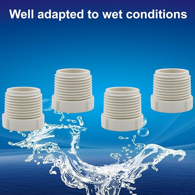 Litoexpe 10PCS 3/4" Male Thread to 1/2" Female Threaded PVC Pipe, Adaptor - Image 4