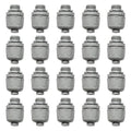 Conduit Connectors, 1/2 Inch, Non-Metallic, by HDHAODA