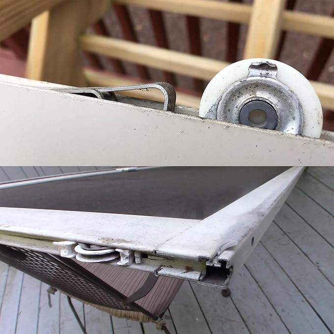 2 Pair Gliding Screen Door Roller Assembly Fits - Image 6