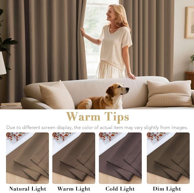 H.VERSAILTEX Thermal Insulated Blackout Window Panels Microfiber - Image 5