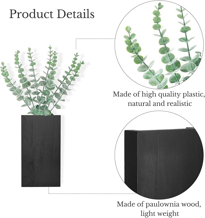 Dahey 2 PCS Wall Planter Vase - Image 6