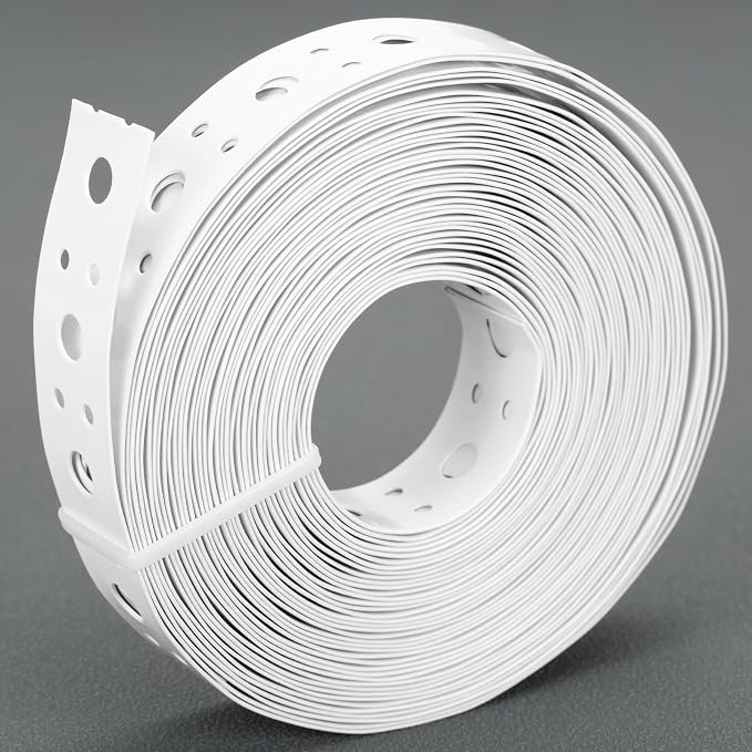 White Coating Metal Strapping 1-Inch x 33FT 0.6mm Thickness by AxiSculpt