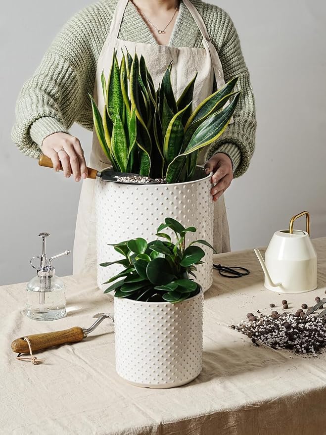LE TAUCI 10+8+6 Inch Ceramic Pots - Image 2