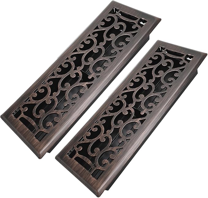 Howeall 4x14 Inches 2 Pack Heavy Duty Walkable Floor Register by Howeall