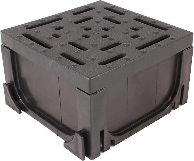 URA WATER - Four-Way Connector for Black Plastic Drain UA-100 Series by URAWATER