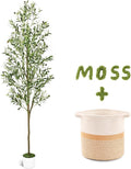 Artificial Olive Tree, 7FT Tall Faux Olive Trees by Waipfaru