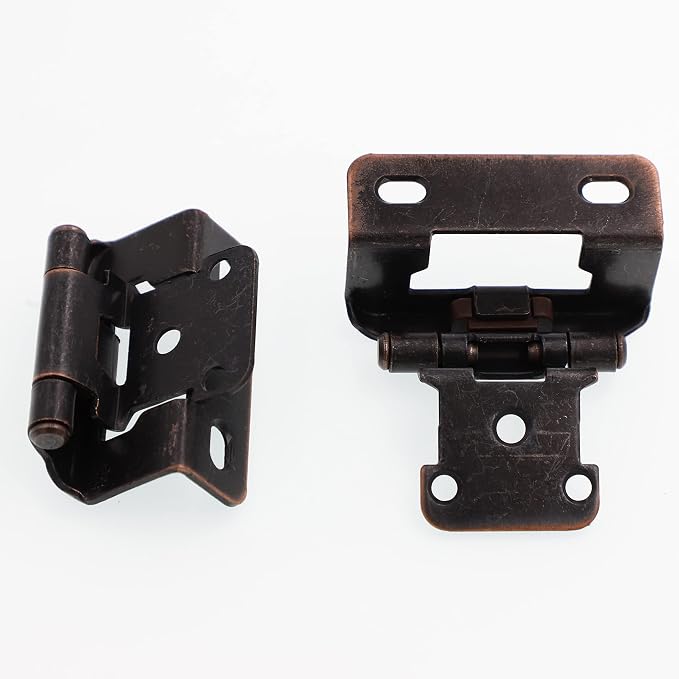 2 Pack Oil Rubbed Bronze Cabinet Hinges - Image 8