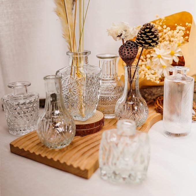 Arme Glass Bud vases in Bulk，Small Glass Flower Vase - Image 7