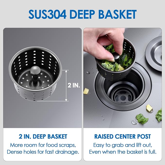 ROVOGO Kitchen Sink Drain Assembly - Image 3