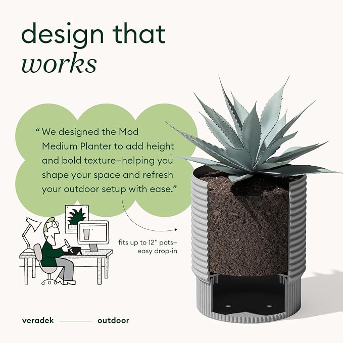Veradek Mod Series Medium Planter - Image 3