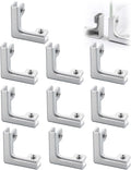 Aluminum Alloy Tile and Glass Clamp Bracket Fixed Corner Clip Positioning | L I by Unknown