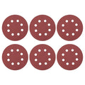 HARFINGTON 20 Pcs 5 Inch Sanding Discs 600 Grit Red Aluminum Oxide 8 Hole | by HARFINGTON