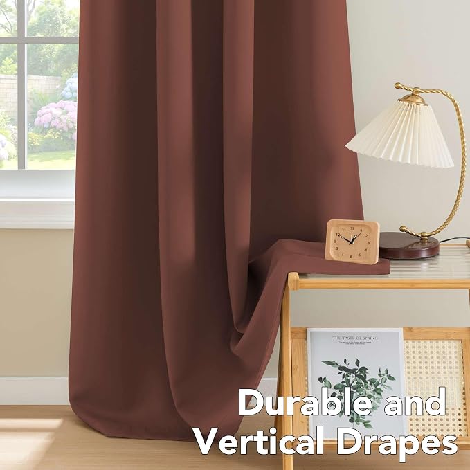 H.VERSAILTEX Blackout Curtains for Bedroom Thermal Insulated Room Darkening - Image 8