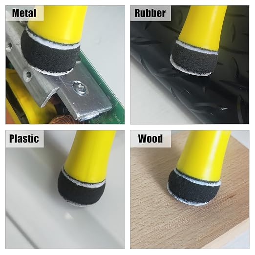 SPEEDWOX 3 Pack 1" Hand Sanding Blocks Mini Hook and Loop Sanding Pad Hook - Image 5