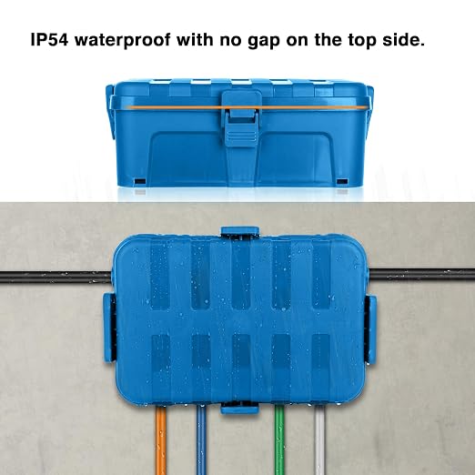 Flemoon Large Outdoor Electrical Box, Waterproof Extension Cord Cover | Inner - Image 7