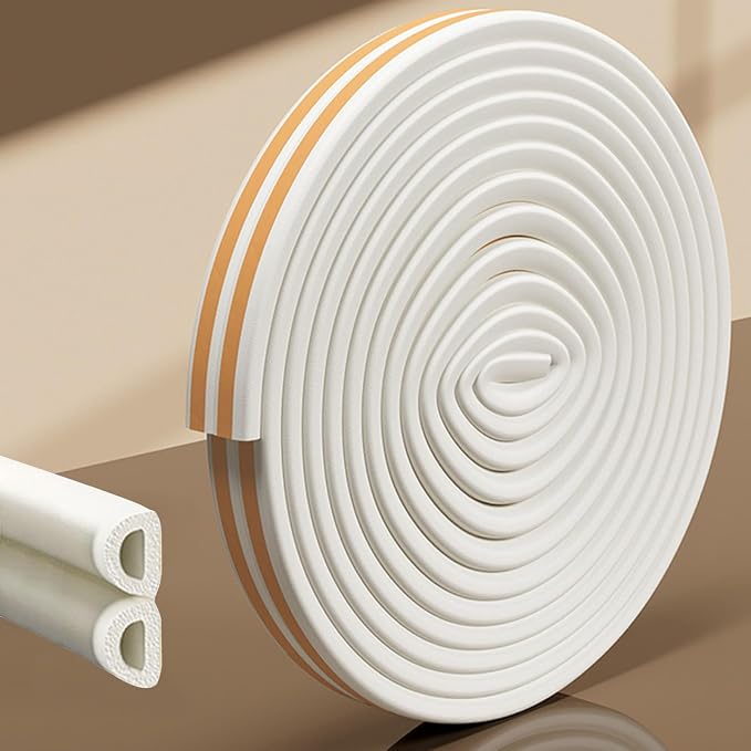 32.8 Ft Weather Stripping Door Seal Strip, Self Adhesive Door Soundproofing D by Unknown