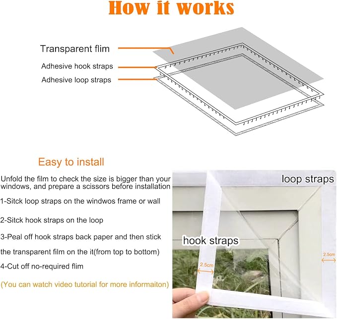 Adjustable Window Insulation Kit 47inX63in - Image 3