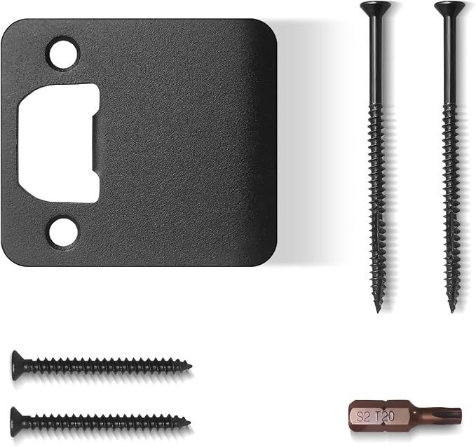 Extended Lip Strike Plate 2-1/2" x 2-1/4", Heavy Duty Version | Extra Wide Door by MOSECYOU