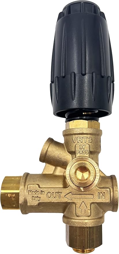Annovi Reverberi VRT3R-310 Unloader, 4500 PSI, 10.5 GPM, Adjustment Knob - Image 5