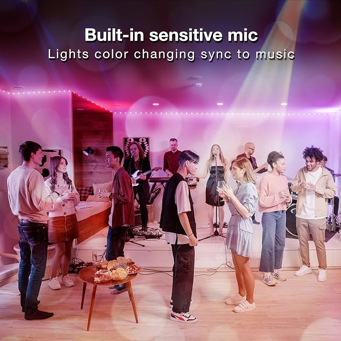 DAYBETTER Led Lights for Bedroom 150 ft, LED Lights - Image 5