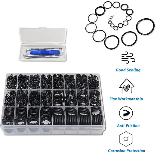 ZDBB 1280 Pcs 24 Size Rubber O-Ring Assortment Kit - Image 8