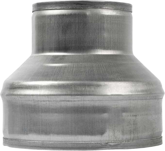 5" to 3" Inch Galvanized Steel Round Duct Reducer - Image 4