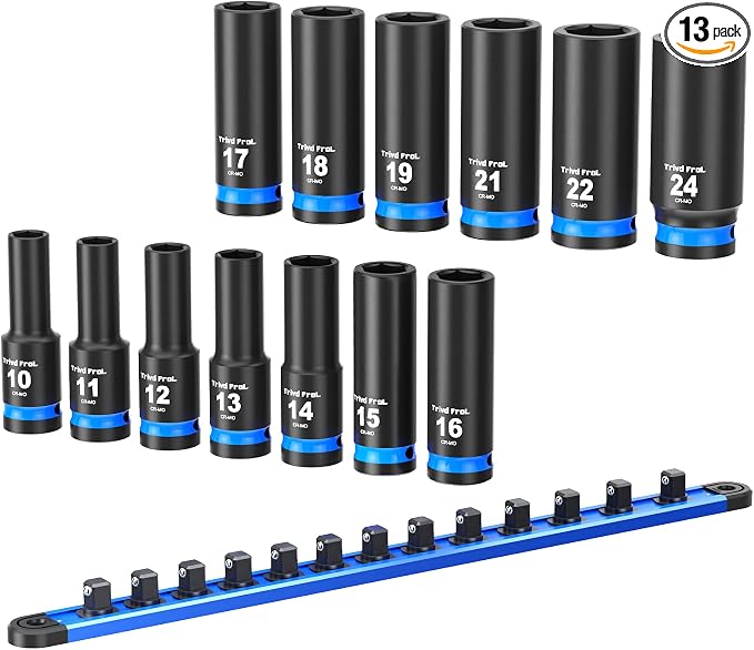 Metric Impact Socket Set 1/2" Drive by TrivdFrol