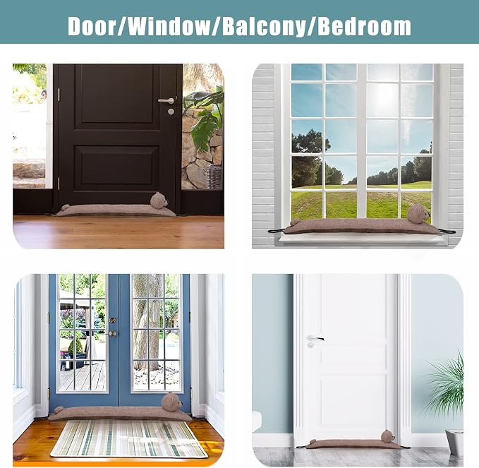 Under Door Draft Stopper Decorative Wind Stopper 38 inch - Image 6