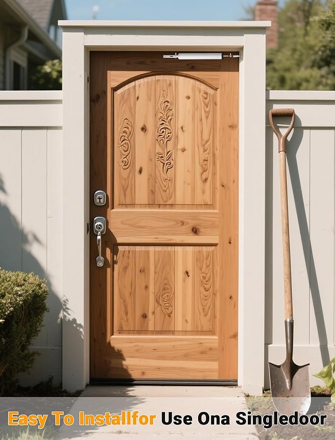 White Storm Door Closer, Pneumatic Screen Door Closer - Image 5