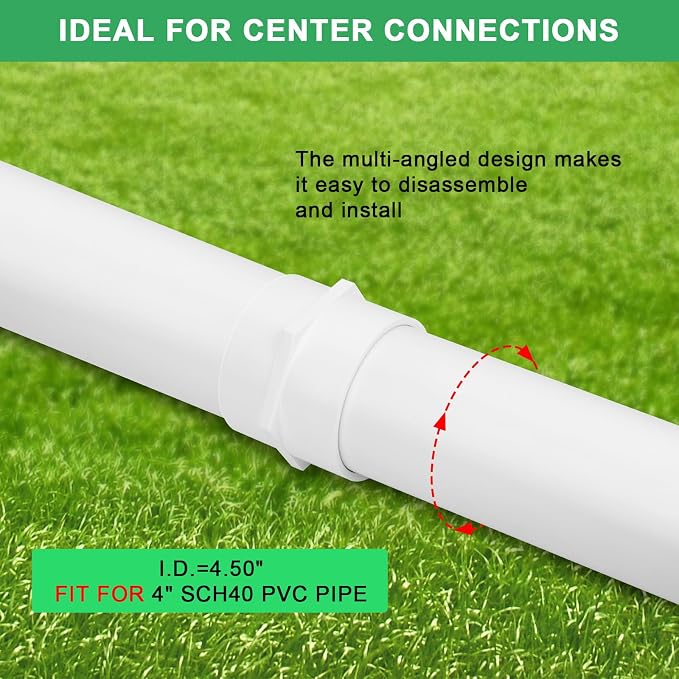 4" Socket x Female Pipe Thread Adapter PVC Pipe Fittings Furniture Grade SCH40 - Image 3