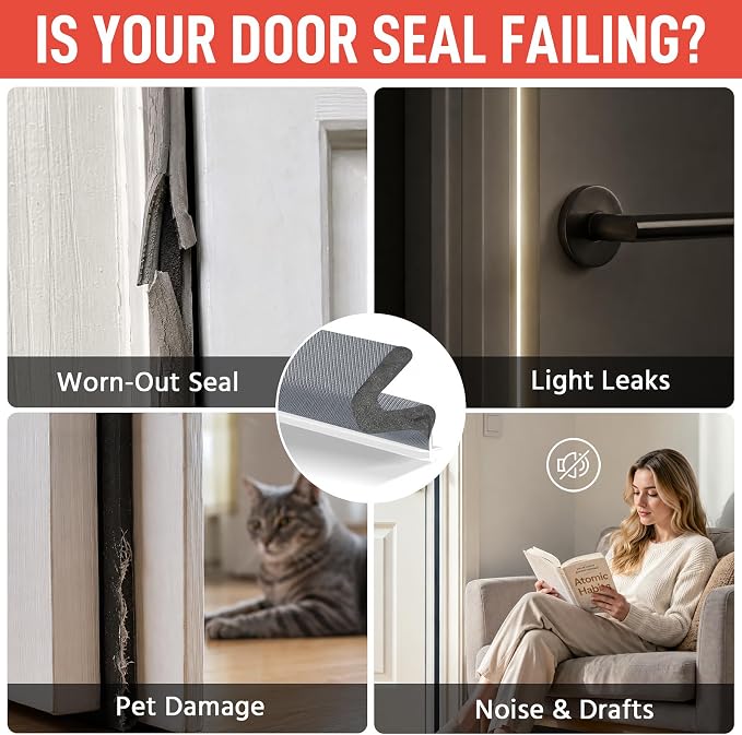 Litaibai 26 ft Kerf Weather Stripping Door Seal - Image 5