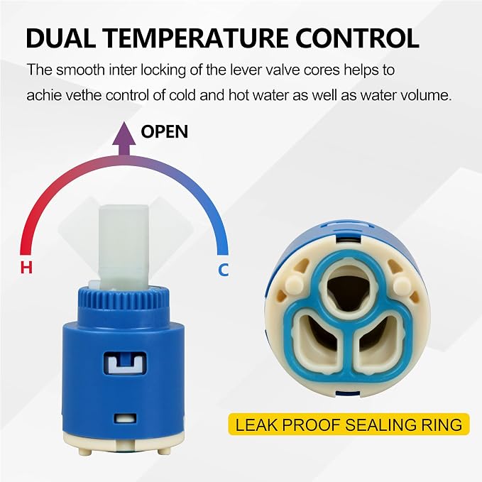 25mm Faucet Cartridge Replacement, Compatible - Image 4